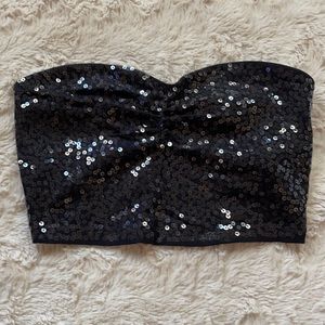 Sequin Bandeau Top